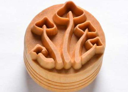 Mushrooms - Large Round Stamp (SCL-090 MKM)