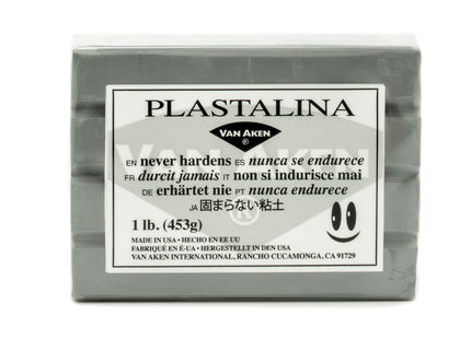 Plastalina Oil-Based Clay-Gray