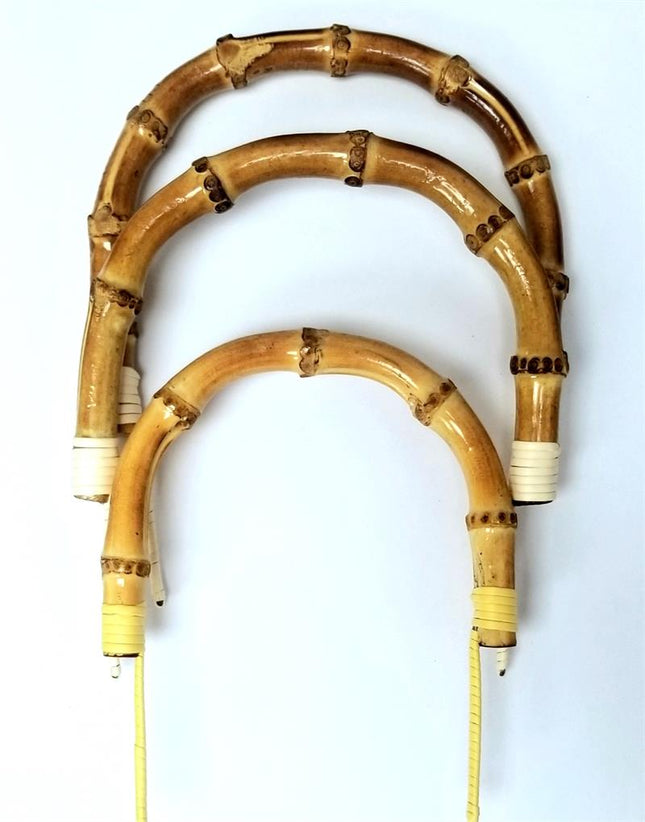 Handle, Lacquered Horseshoe Cane - 5"