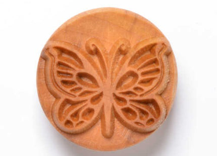 SCL-043 Large Round Stamp – Butterfly 2 -MKM