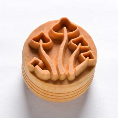Mushrooms - Large Round Stamp (SCL-090 MKM)