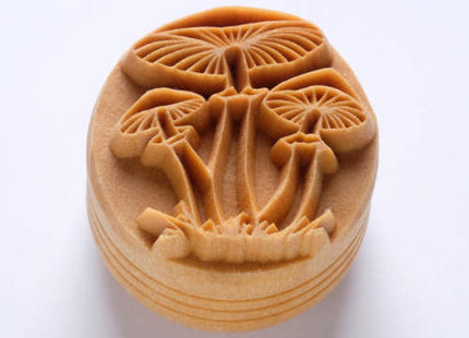 SCL-151 - Large Round Stamp – Cluster of Mushrooms