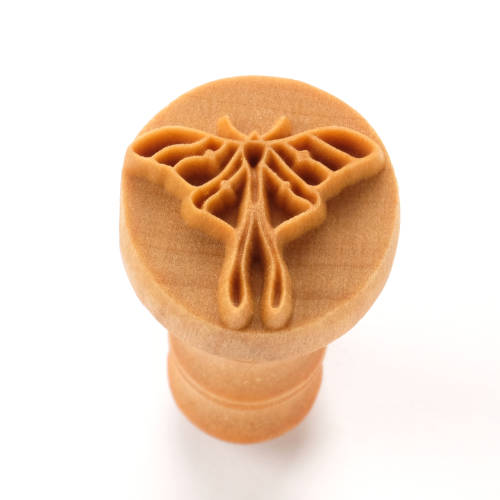 SCM-302 - Medium Round Stamp - Luna Moth