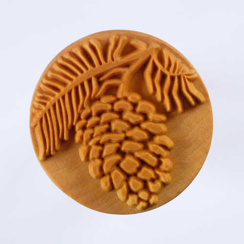 SCXL-003 - Extra Large Round Stamp - Pine Cone 2