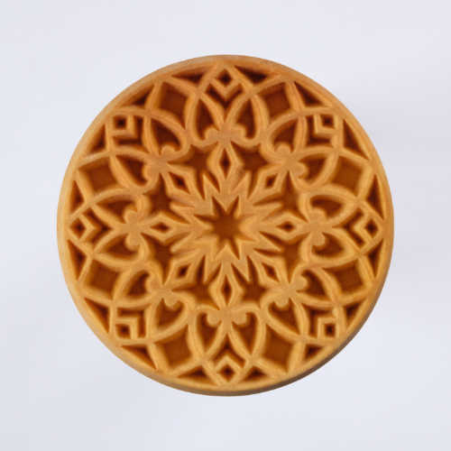 SCXL-009 - Extra Large Round Stamp - Rose Window 2