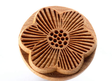 SCXL-055 - Extra Large Round Stamp - Flower Design