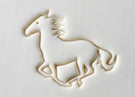 SCXL-033 - Extra Large Round Stamp - Running Horse