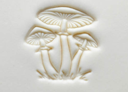 SCL-151 - Large Round Stamp – Cluster of Mushrooms