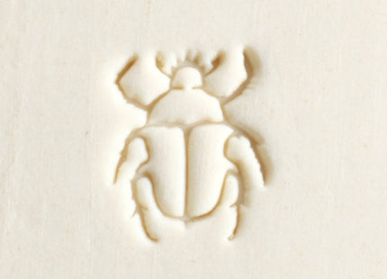SCM-232 - Medium Round Stamp - Scarab Beetle