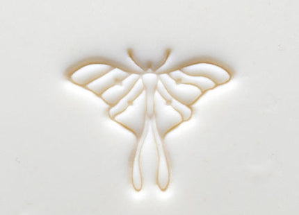 SCM-302 - Medium Round Stamp - Luna Moth