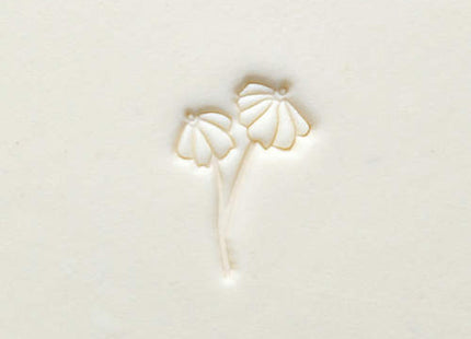 SCS-203 - Small Round Stamp - Cluster of Flowers - MKM