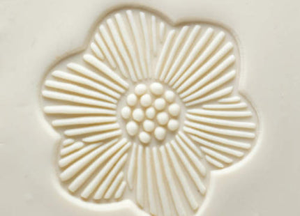 SCXL-055 - Extra Large Round Stamp - Flower Design