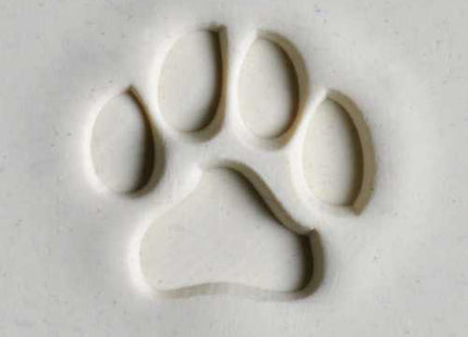 Dog Paw Print - Large Round Stamp (SCL-065 MKM)
