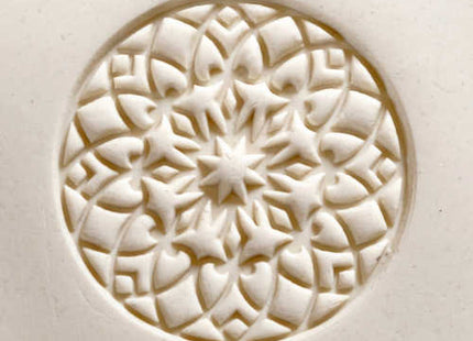 SCXL-009 - Extra Large Round Stamp - Rose Window 2