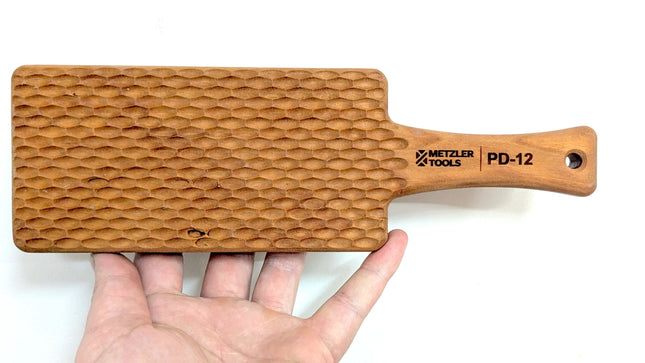 PD-12 Straight Scoops, 1/4" Scallop Textured Paddle