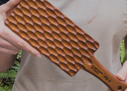 PD-3 Straight Scoops, 1/2" Scallop Textured Paddle