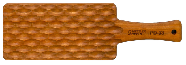 PD-3 Straight Scoops, 1/2" Scallop Textured Paddle