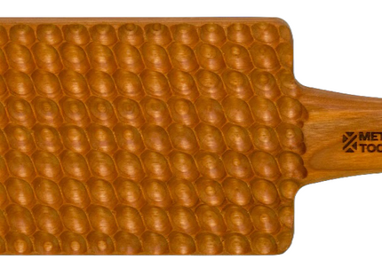 PD-4 Small Diagonal Scoops, 3/8" Scallop Textured Paddle
