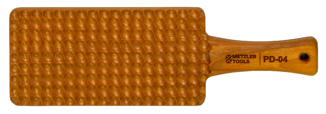 PD-4 Small Diagonal Scoops, 3/8" Scallop Textured Paddle
