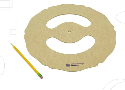 GR Forms Rim Template T2 Poppy 13.5"