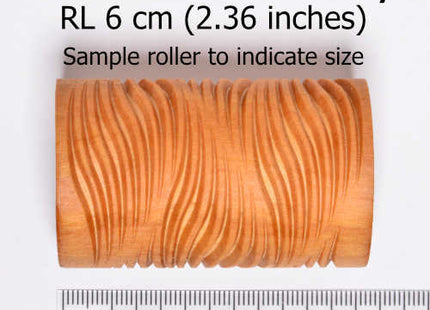 RL-014 - Large Handle Roller - Diagonal Waves - MKM