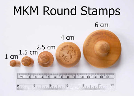 SCL-144 - Large Round Stamp – Monstera Leaf