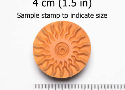 SCL-144 - Large Round Stamp – Monstera Leaf