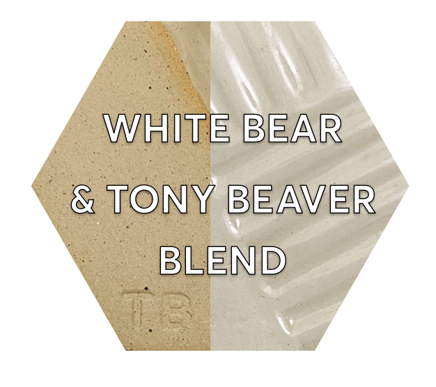 WHITE BEAR & TONY BEAVER Swirled X CLAY 25# Delivered