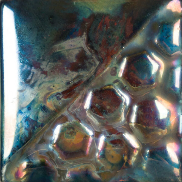 RK-100 Black Metallic Raku Glaze